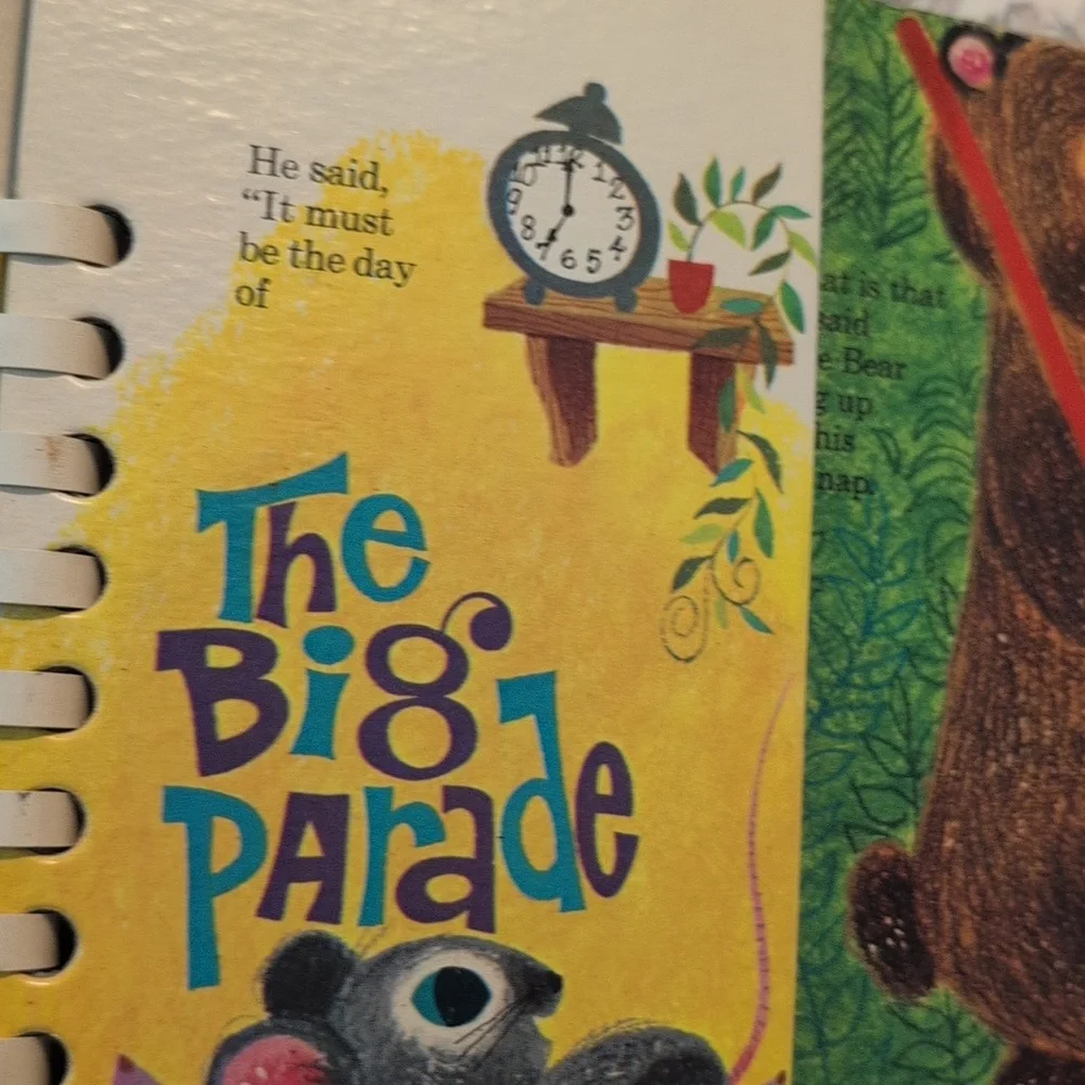Vintage MCM‎ 60s Antique The Big Parade Hardcover Kids Book